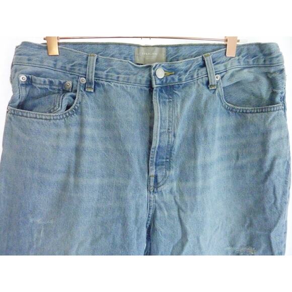 Everlane Relaxed Strait Bottom Jeans Size 32 - Picture 4 of 9